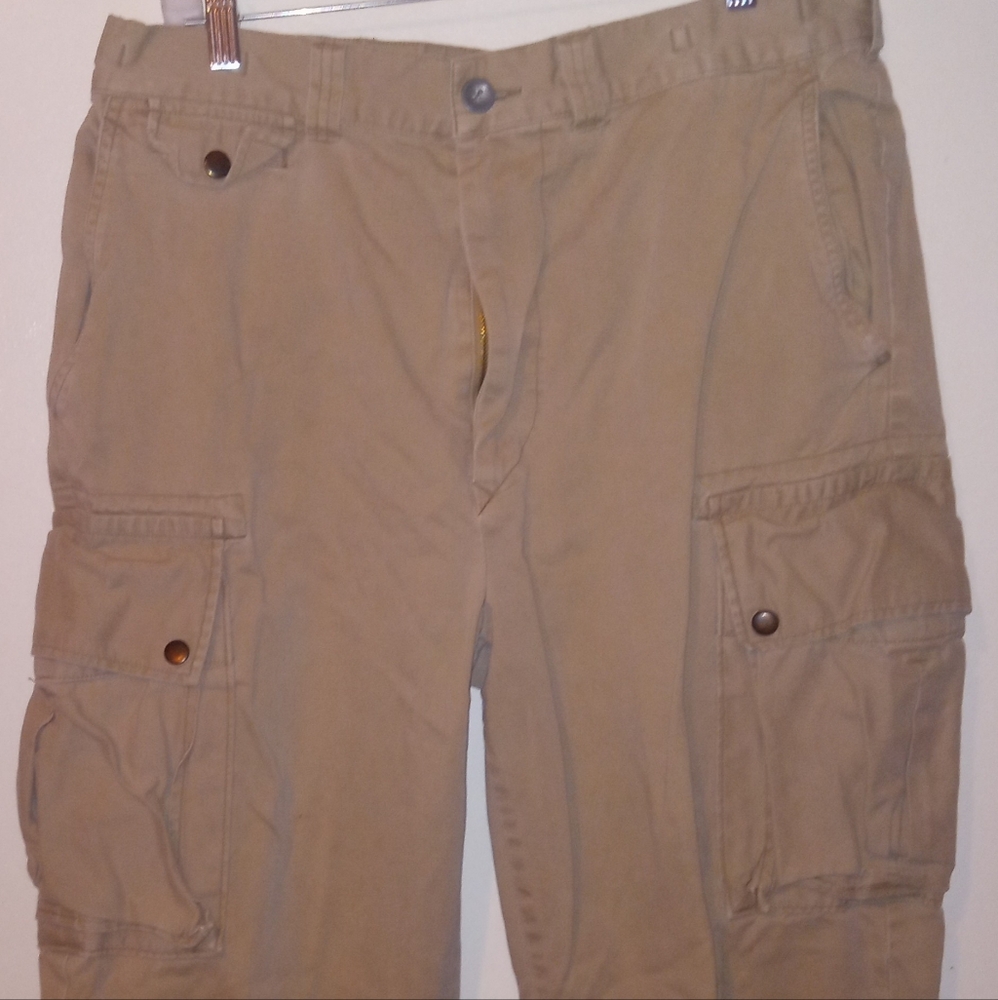 Polo Ralph LaurMilitary Surplus Vintage Pants Mens 34x32 Multipocket Brown Cargo